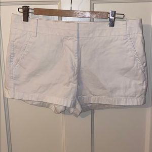 J.Crew White Chino Shorts